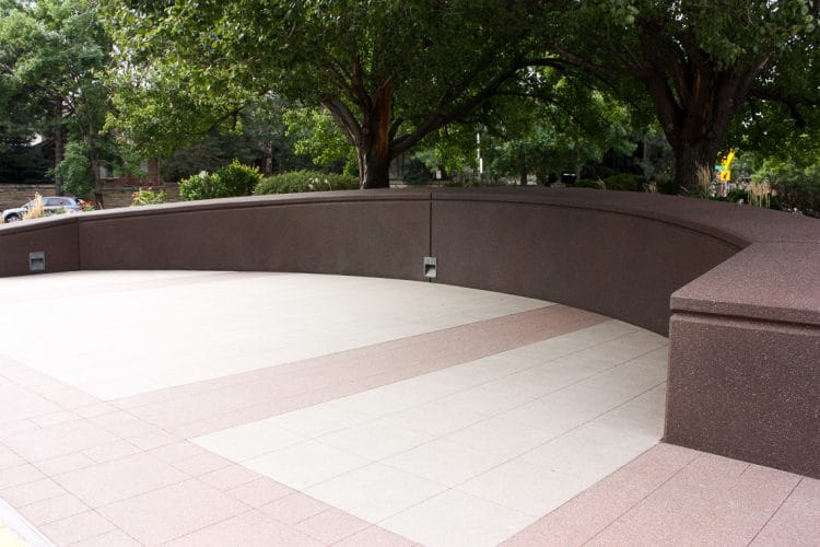 Microtop - ST Concrete Overlay Wall - Colorado Hardscapes