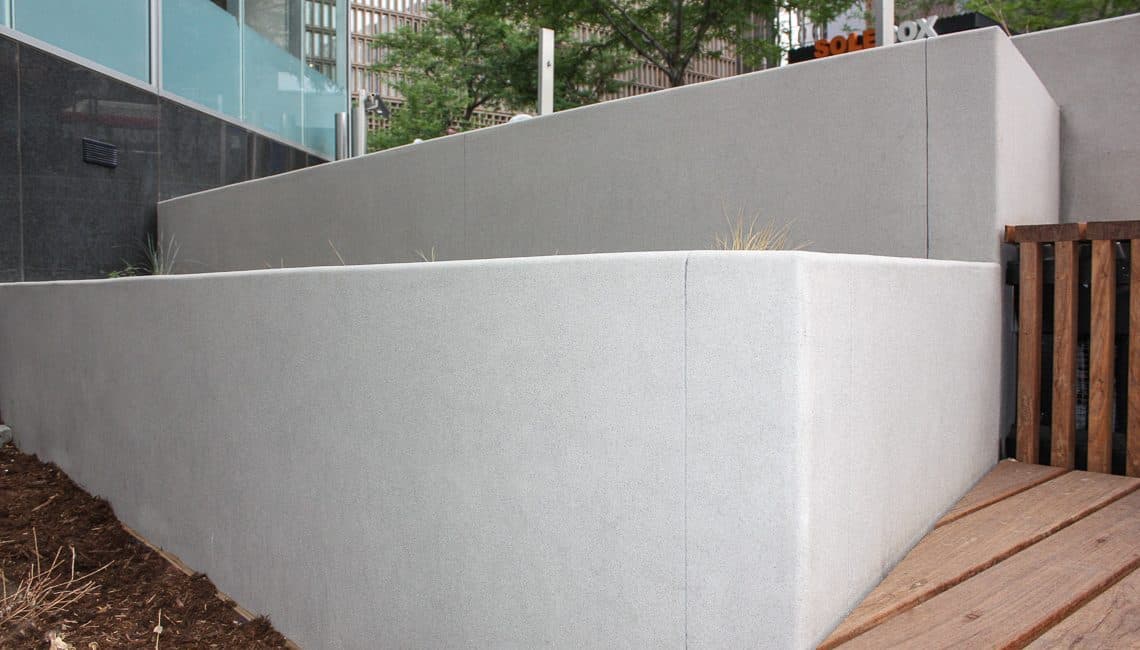 MicroTop walls at Republic Plaza in Denver, Colorado.
